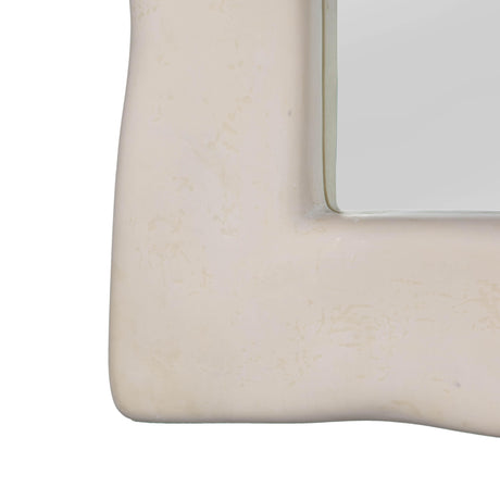 Kaia Cream Textured Floor Mirror by TOV Furniture at Eve Furniture