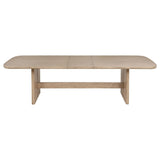 Kailani Beige Oak 9-Piece Rectangular Wood Dining Table Set by Coaster at Eve Furniture