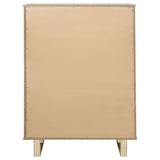 Kailani Beige Oak 5-Drawer Chest by Coaster at Eve Furniture