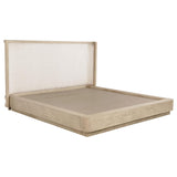 Kailani Beige Oak Wingback California King Platform Bed by Coaster at Eve Furniture