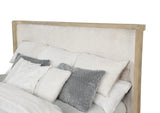 Kailani Beige Oak Wingback Eastern King Platform Bed by Coaster at Eve Furniture