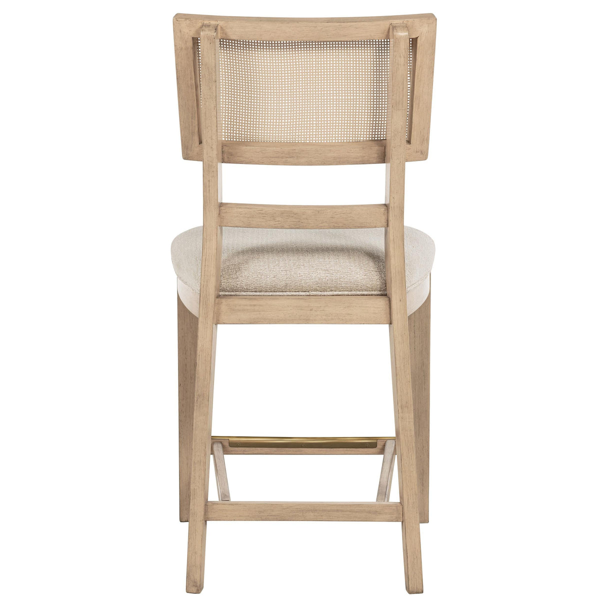 Kailani Radio Weave Cane Counter Dining Side Chair Beige Oak, Set of 2 by Coaster at Eve Furniture
