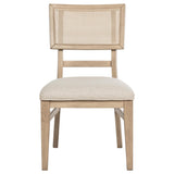 Kailani Radio Weave Cane Dining Side Chair Beige Oak, Set of 2 by Coaster at Eve Furniture