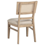 Kailani Radio Weave Cane Dining Side Chair Beige Oak, Set of 2 by Coaster at Eve Furniture