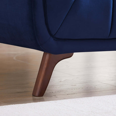 Addison Large Blue Velvet Sofa by Ashcroft Imports at Eve Furniture