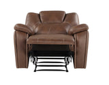 Katrine Brown Manual Recliner by Steve Silver at Eve Furniture