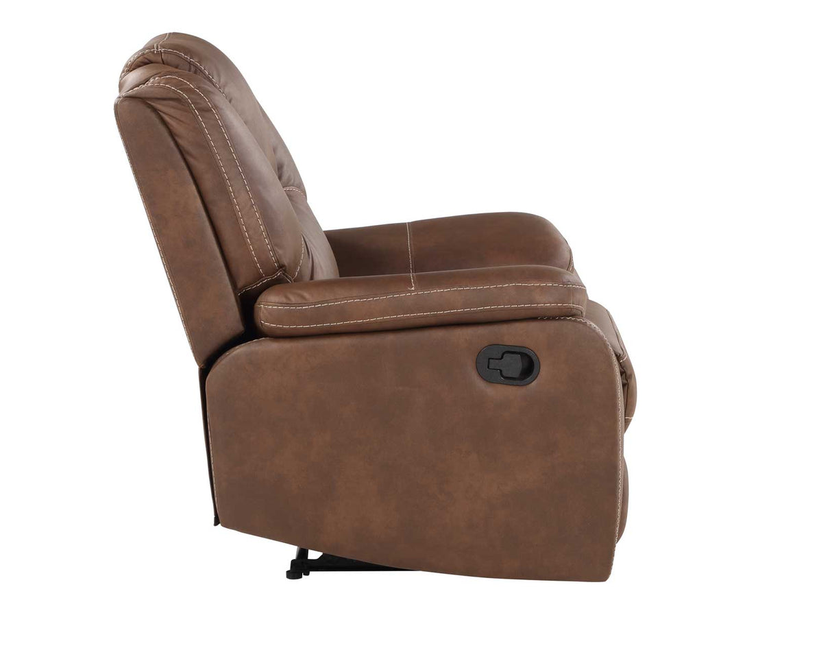 Katrine Brown Manual Recliner by Steve Silver at Eve Furniture