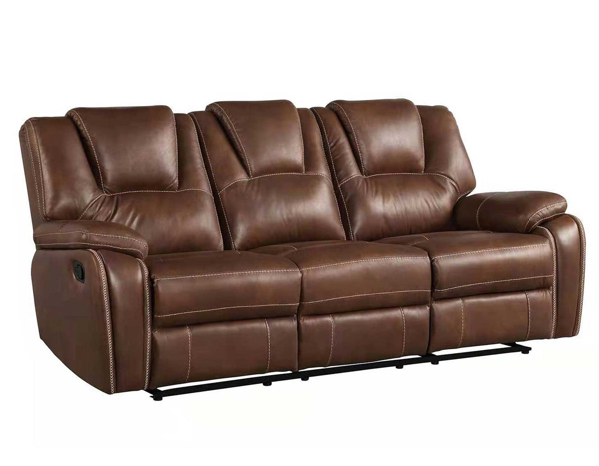 Katrine Brown Manual Reclining Sofa by Steve Silver at Eve Furniture