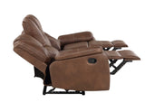 Katrine Brown Manual Reclining Sofa by Steve Silver at Eve Furniture