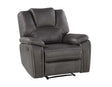 Katrine Charcoal Recliner Chair by Steve Silver at Eve Furniture