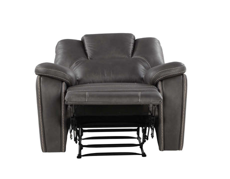 Katrine Charcoal Recliner Chair by Steve Silver at Eve Furniture