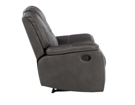 Katrine Charcoal Recliner Chair by Steve Silver at Eve Furniture