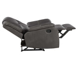 Katrine Charcoal Recliner Chair by Steve Silver at Eve Furniture