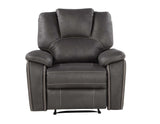 Katrine Charcoal Recliner Chair by Steve Silver at Eve Furniture
