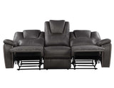 Katrine Charcoal Reclining Sofa by Steve Silver at Eve Furniture