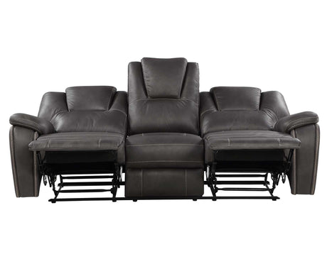 Katrine Charcoal Reclining Sofa by Steve Silver at Eve Furniture