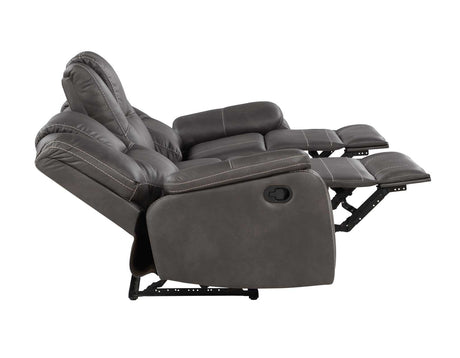 Katrine Charcoal Reclining Sofa by Steve Silver at Eve Furniture