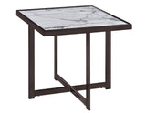 Kayley 23.25″ Sintered Stone End Table by Steve Silver at Eve Furniture