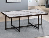 Kayley 3-Piece Sintered Stone Table Set by Steve Silver at Eve Furniture