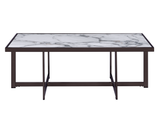 Kayley 47.5″ Sintered Stone Cocktail Table by Steve Silver at Eve Furniture