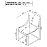 Keeling Chrome 5-Piece Round Glass Top Acrylic Dining Set by Coaster at Eve Furniture