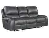 Keily Gray 3-Piece Manual Reclining Set by Steve Silver at Eve Furniture