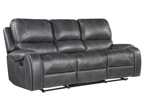 Keily Gray 3-Piece Manual Reclining Set by Steve Silver at Eve Furniture