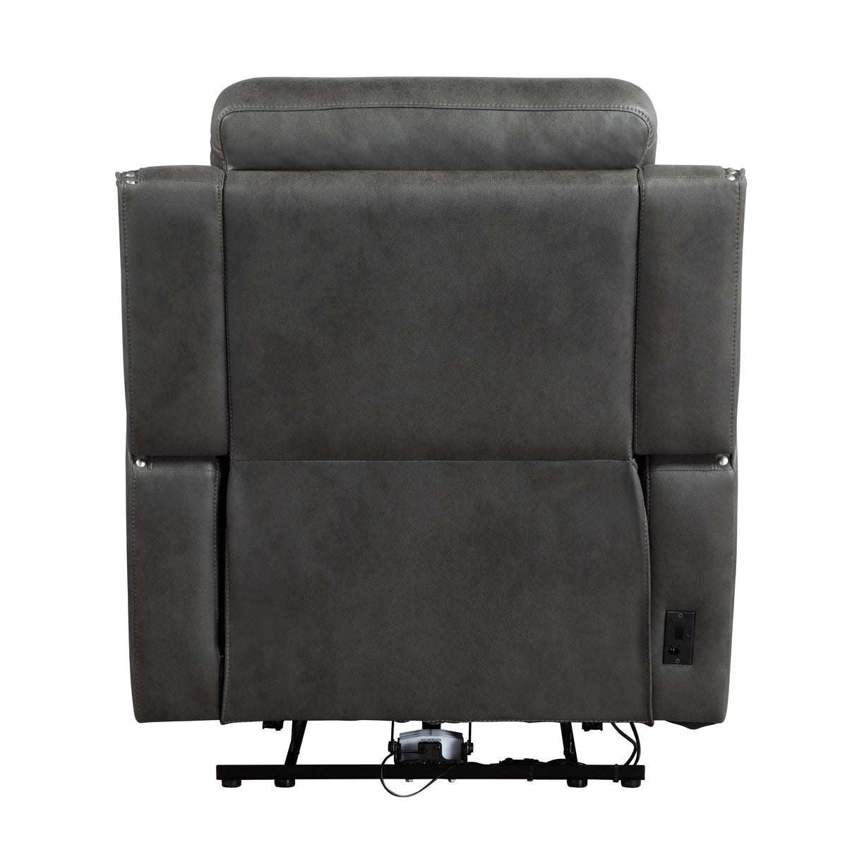 Kellen Smoky Gray Power Reclining Chair by Homelegance at Eve Furniture