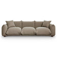 Kely 100'' Mocha Boucle Upholstered Sofa by Ashcroft Imports at Eve Furniture