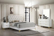 Kendall White 4-Piece Eastern King Bedroom Set by Coaster at Eve Furniture