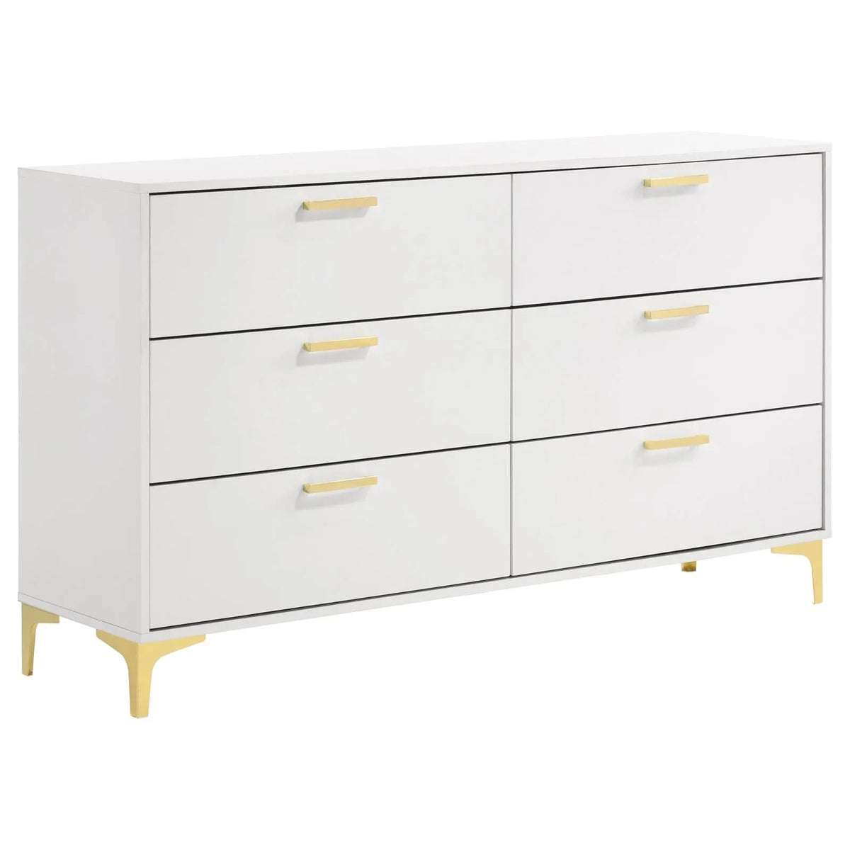 Kendall White 4-Piece Eastern King Bedroom Set by Coaster at Eve Furniture