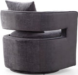 Kennedy Velvet Swivel Accent Chair by TOV Furniture at Eve Furniture
