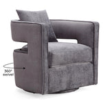 Kennedy Velvet Swivel Accent Chair by TOV Furniture at Eve Furniture