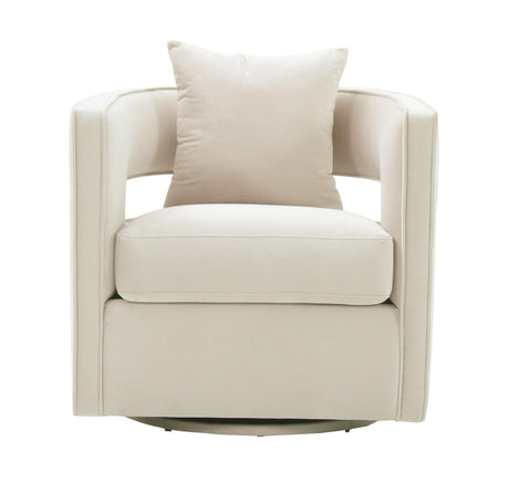 Kennedy Velvet Swivel Accent Chair by TOV Furniture at Eve Furniture