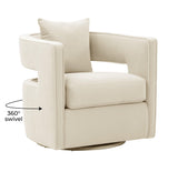 Kennedy Velvet Swivel Accent Chair by TOV Furniture at Eve Furniture
