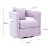 Kennedy Velvet Swivel Accent Chair by TOV Furniture at Eve Furniture