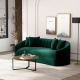Kante Green Velvet Sofa by Ashcroft Imports at Eve Furniture