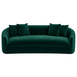 Kante Green Velvet Sofa by Ashcroft Imports at Eve Furniture