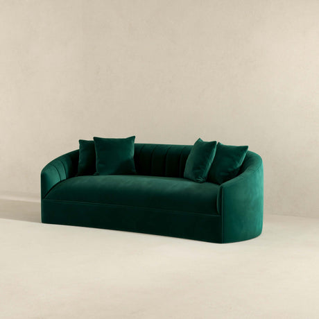 Kante Green Velvet Sofa by Ashcroft Imports at Eve Furniture