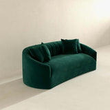 Kante Green Velvet Sofa by Ashcroft Imports at Eve Furniture