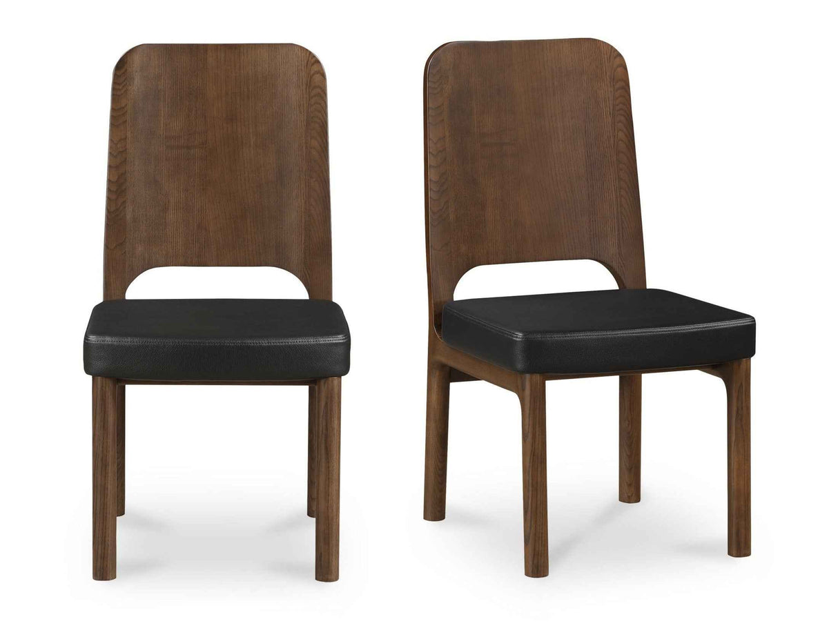 Kerr Black Dining Chair (Set of 2) by Moe's Home at Eve Furniture