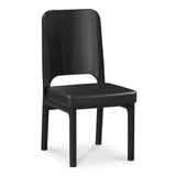 Kerr Black Dining Chair Vegan Leather (Set of 2) by Moe's Home at Eve Furniture