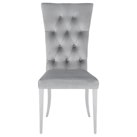 Kerwin Gray/Chrome 5-Piece Dining Set by Coaster at Eve Furniture