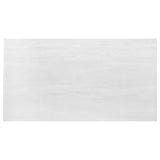 Kerwin White/Chrome Rectangle Faux Marble Top Dining Table by Coaster at Eve Furniture