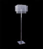 Kit Chrome Floor Lamp by Furniture of America at Eve Furniture