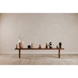 Koshi Sandblasted Amber Oak Bench by Moe's Home at Eve Furniture