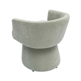 Kristen Upcycled Chenille Rolling Desk Chair by TOV Furniture at Eve Furniture