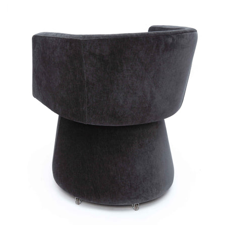 Kristen Upcycled Chenille Rolling Desk Chair by TOV Furniture at Eve Furniture