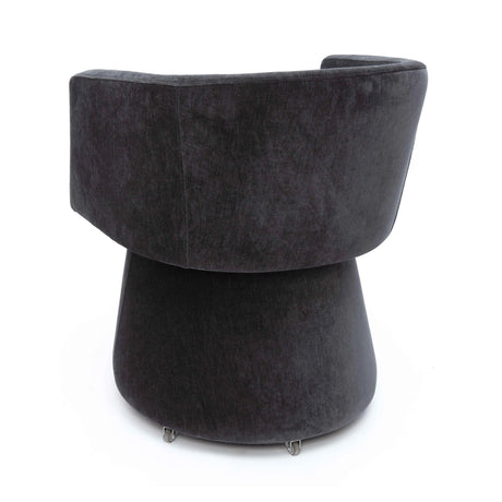 Kristen Upcycled Chenille Rolling Desk Chair by TOV Furniture at Eve Furniture