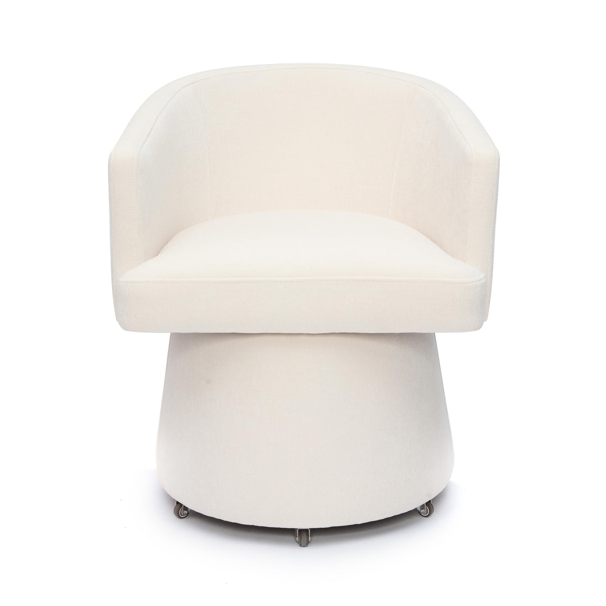 Kristen Upcycled Chenille Rolling Desk Chair by TOV Furniture at Eve Furniture